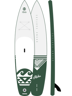 12'6" The Green Honu Touring Inflatable SUP Package